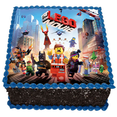 "Lego Theme Photo cake - 2kgs (Photo Cake) - Click here to View more details about this Product